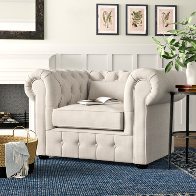 Zaffelare Upholstered Chesterfield Chair