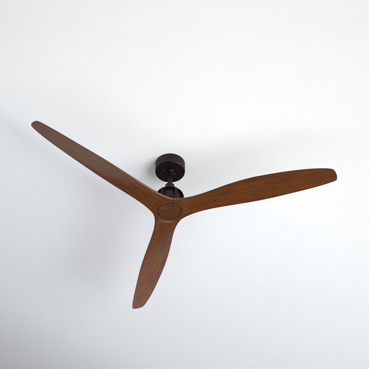 52" Zelda 3 - Blade Standard Ceiling Fan with Remote Control