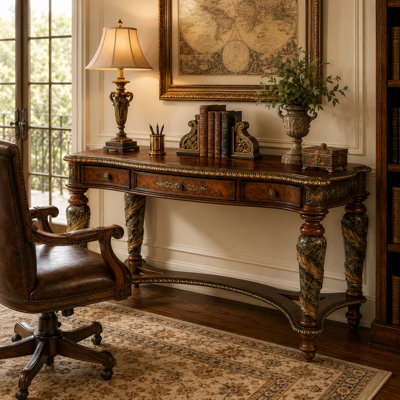 Villa Valencia Writing Desk - Classic Chestnut