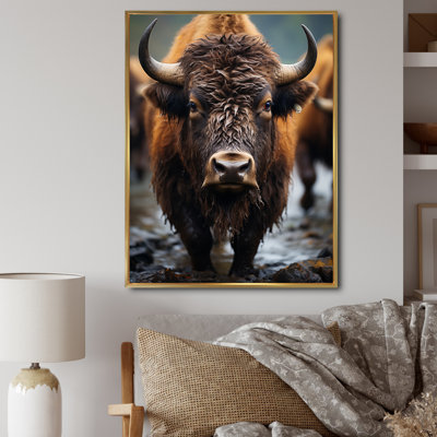 Buffalo National Photo - animaux, impressions sur toile
