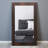 Rectangle Leather Floor Mirror-19763669