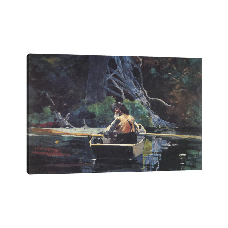The Adirondack Guide, 1894 - Wrapped Canvas Painting, 101.6 cm H x 66.04 cm W x 3.175 cm D