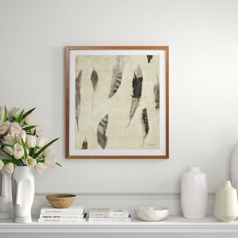 Feather Heirloom 3 Print by Sarah Atkinson, 30" H x 27.5" W