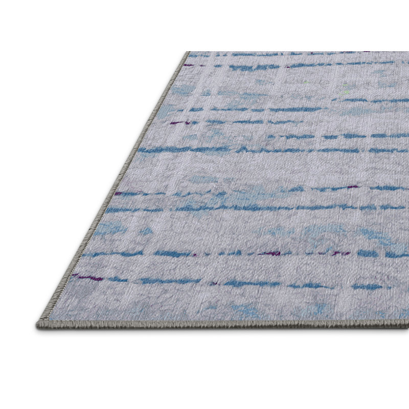 Tapis gris lavable à la machine, Tapis de couloir 2 pi x 5 pi