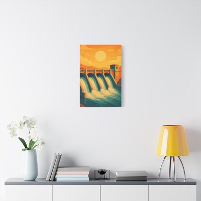Apel Single Picture Frame Print on Canvas