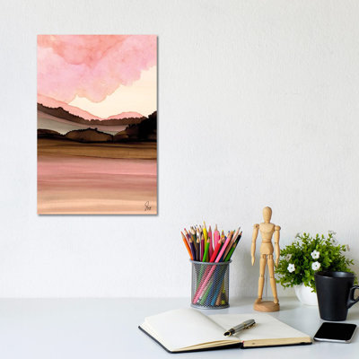 Pink Hues by Jan Matthews - Wrapped Canvas Gallery-Wrapped Canvas Giclée