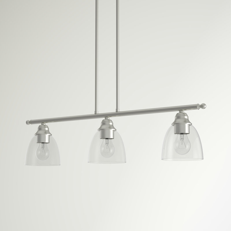 Coralino 3 - Light Kitchen Island Pendant, Brushed Nickel