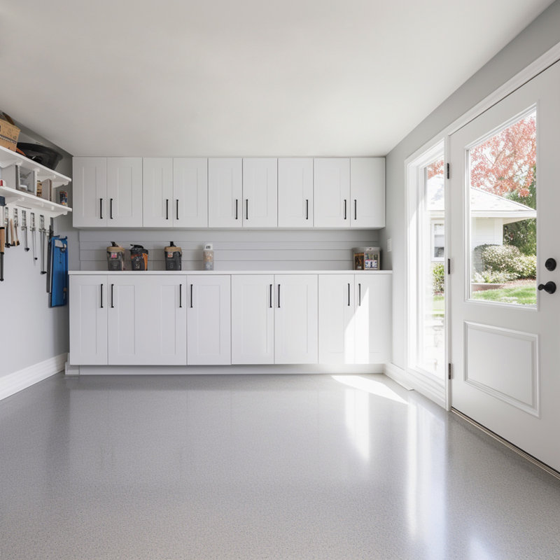 Armoire murale blanche en bois massif à double porte avec 2 tablettes, réglable et prête à assembler pour un rangement polyvalent