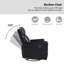 Fauteuil inclinable et pivotant en similicuir Gemius (ensemble de 2)-98127050