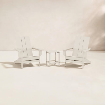 POLYWOOD® x AllModern Adirondack Chairs with Table