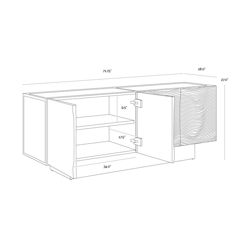 Dharkan 71.75'' W Sideboard