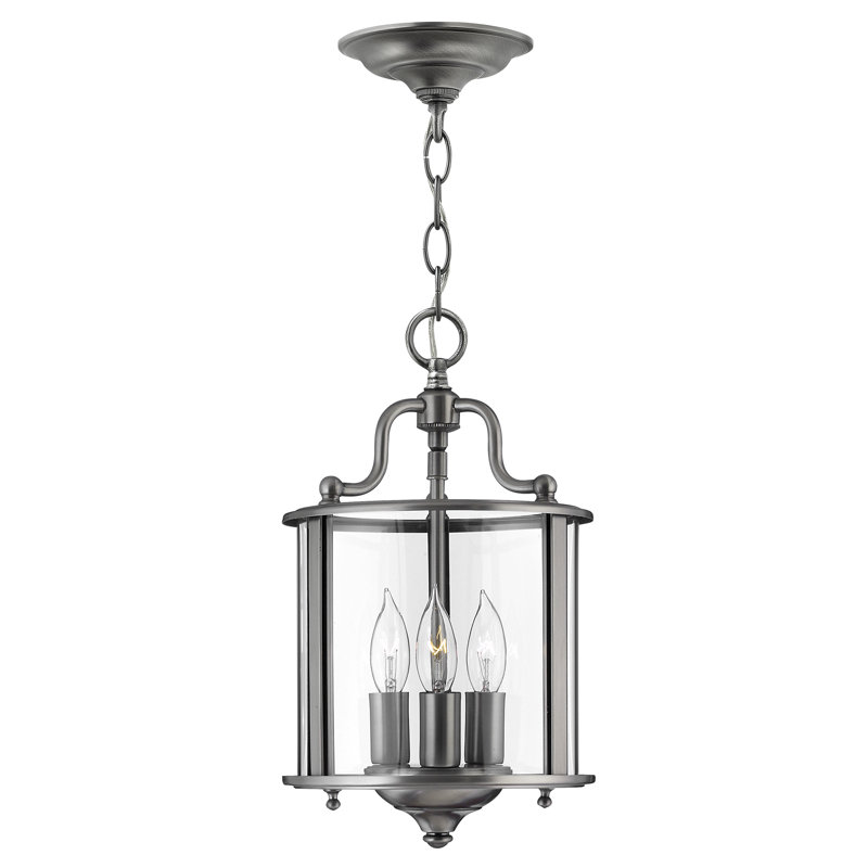 Tibbetts 3 - Light Lantern Pendant, Pewter