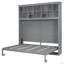 Grand lit escamotable mural avec tablettes supérieures et USB (lit)-996757477
