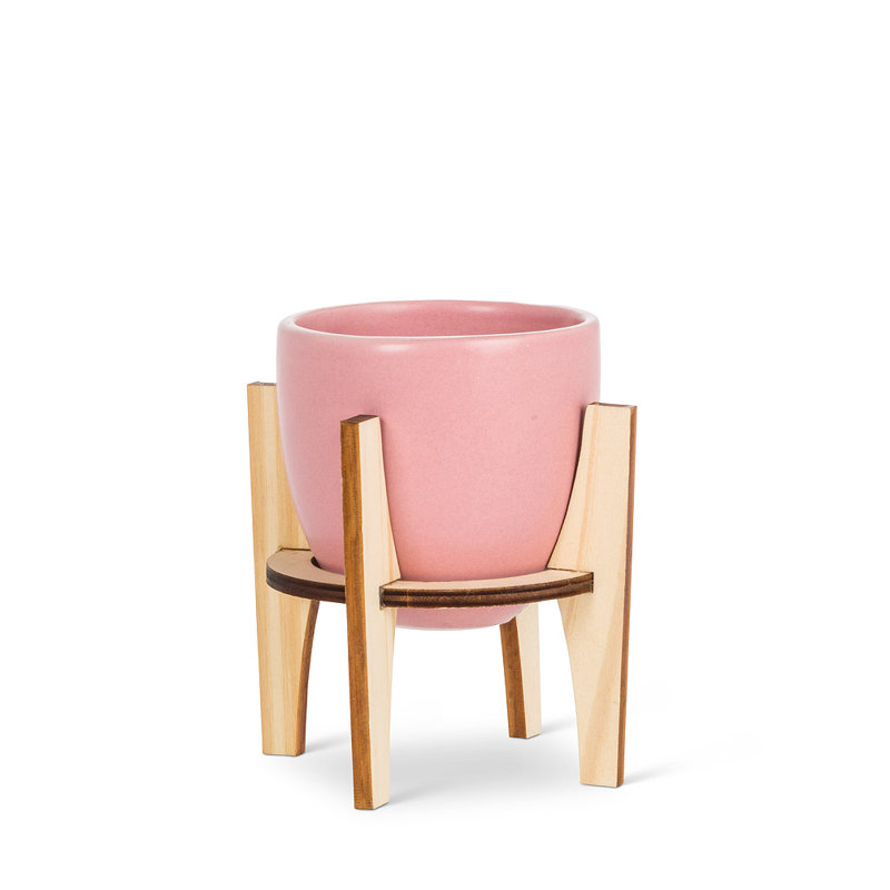 Pot à fleur en céramique Bollington, H 4 po x l 4 po x P 4 po