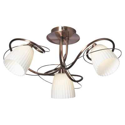 Vytis Glass Semi Flush Mount