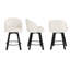 Tabouret de comptoir pivotant 25,98 po Drish-2066807741