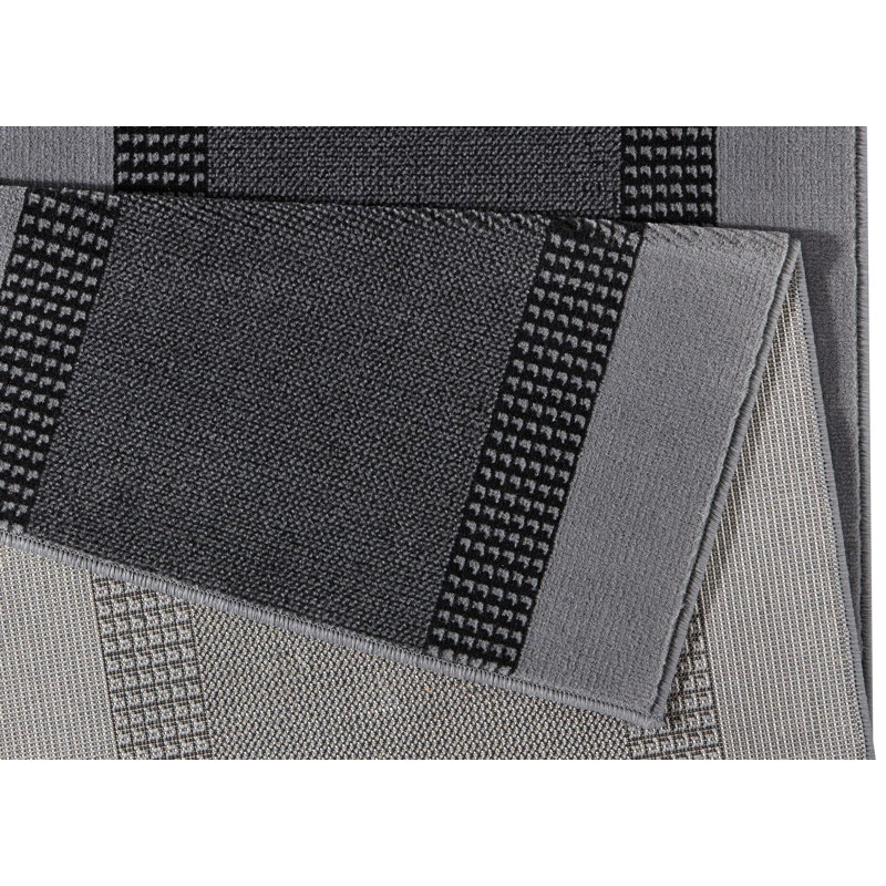 Plant Machine Woven Grey Indoor Rug, Runner 80 x 450 cm