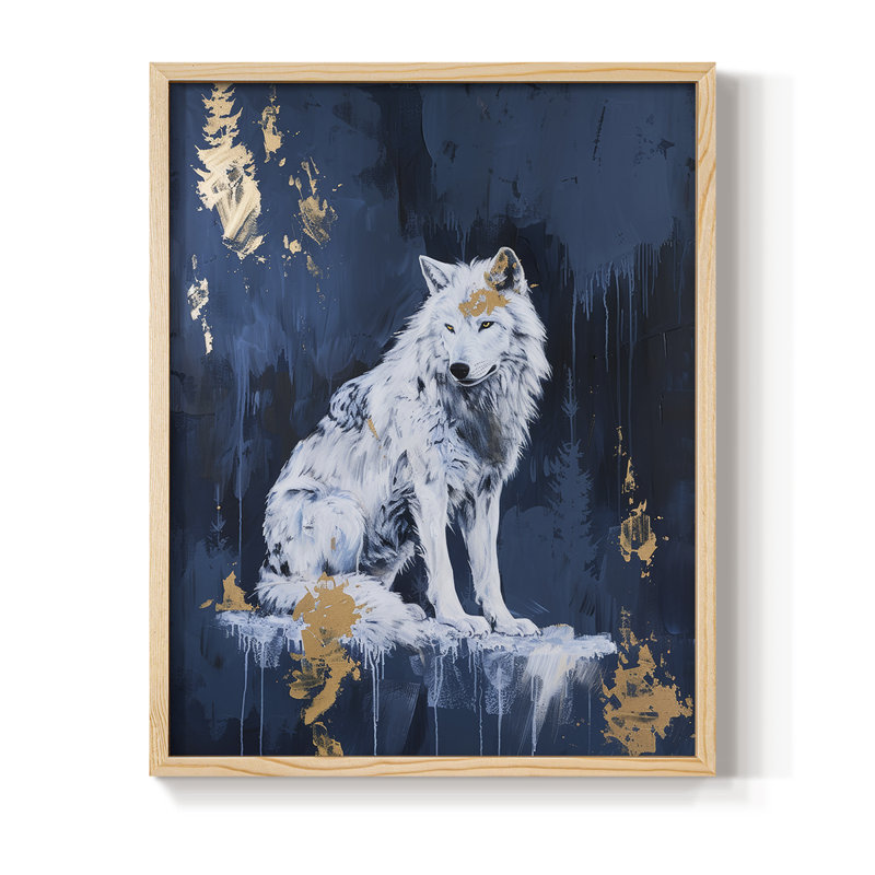 ANIMALS Series CXLV, reproduction encadrée - bois massif, H 21 po x l 17 po