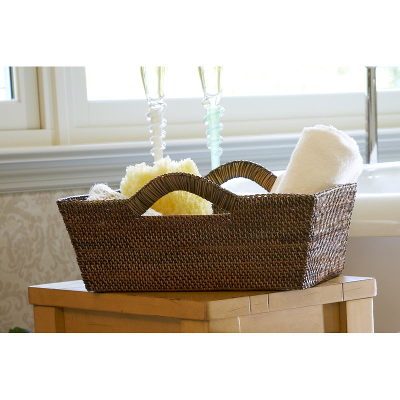 Wicker Laundry Basket, Medium (5.25 H" x 16 W" x 12.5 D")