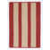 Tapis réversible intérieur / extérieur Chau - rouge rouille