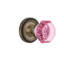 Rope Rosette with Waldorf Pink Door Knob-1550538369