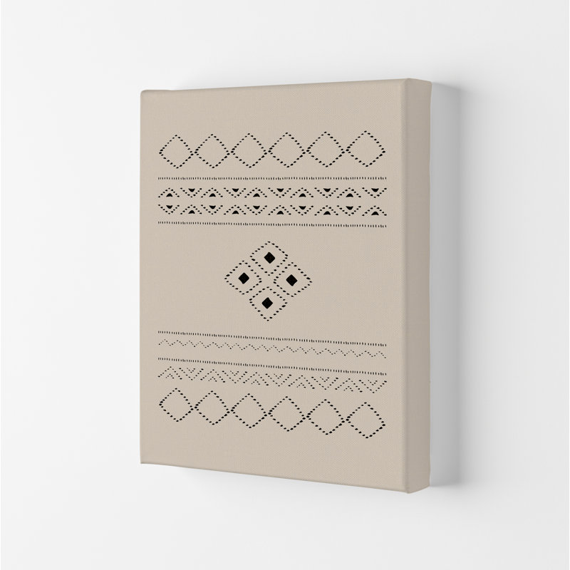 Ethno Neutral - Print, 42cm H x 29.7cm W x 4cm D, Wrapped Canvas