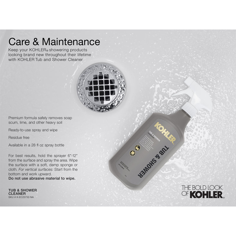 Salient 60" x 36" Single Threshold Center Drain Shower Base, Ice Gray