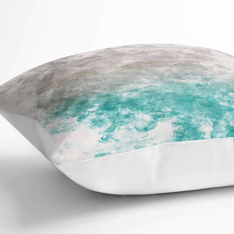Square Cushion, 40cm H x 40cm W x 15cm D, White