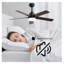 Épaisseur de la lame Whisperbloom de 42 po Ventilateur de plafond intérieur avec ampoules DEL et télécommande-1998305776