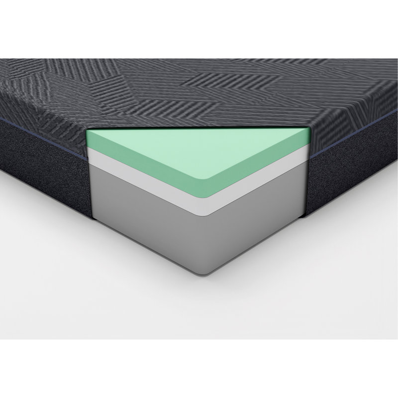 11Inch Mattress Green Tea Gel-Infused Memory Foam Mattress, Gray, Mattress In A Box, Queen