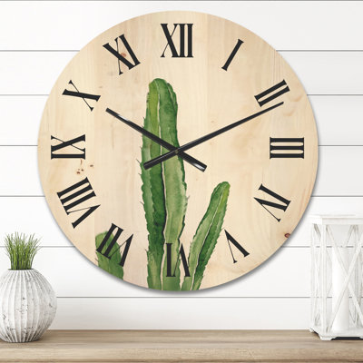 Solid Wood Wall Clock