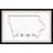 " Iowa Outline " by Marmont Hill-316420431