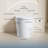 Tankless Smart Toilet With Bidet Built In, One-piece, Auto Flush, Auto Open/Close,Heated Seat, Bubble Wash,Warm Water & Dry, Adjustable Temp,Remote Control