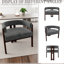Chaise grise rembourrée: 3 styles. Dossier ouvert pour plus de confort. Sièges spacieux. Et gris facile à assembler. Conception. Coin salon. Fabrication