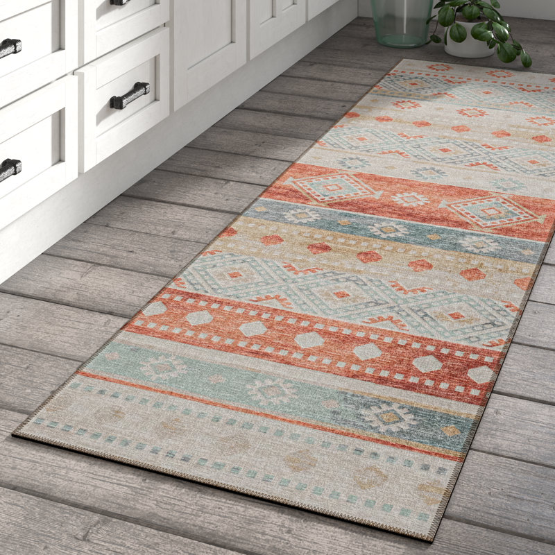 Jerrell Chenille Washable Moroccan Rug, Runner 2'3" x 7'6"