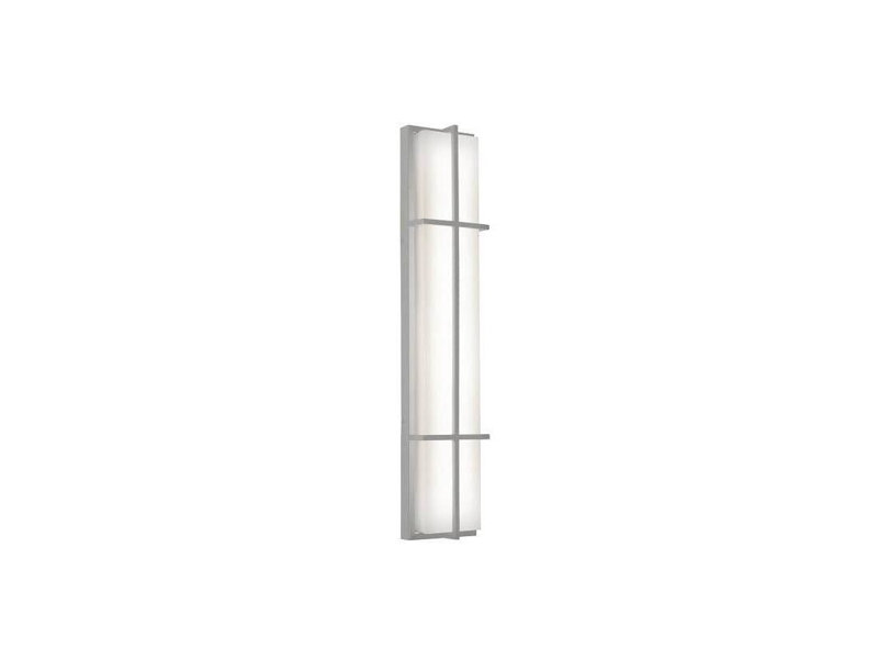 Applique extérieure DEL 6E6B4C6BB0A04264AD0122298BAA5429 August Applique extérieure DEL 91 cm (36 po) Nickel peint 120-277 V, 30/35/40 K