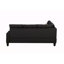 Canapé modulaire 6 pièces, noir-1385707779