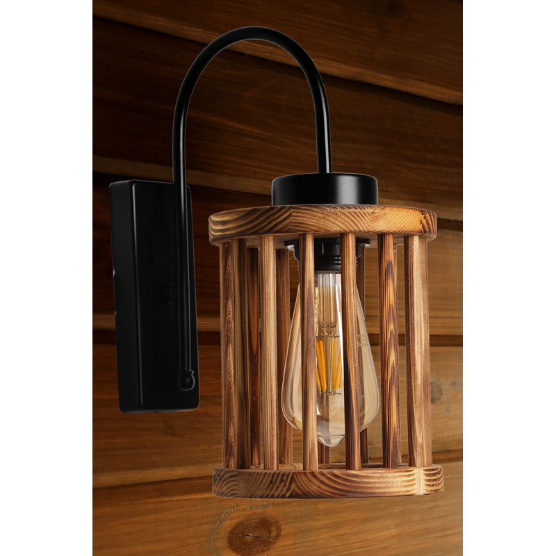 Maben Wood LED Wallchiere