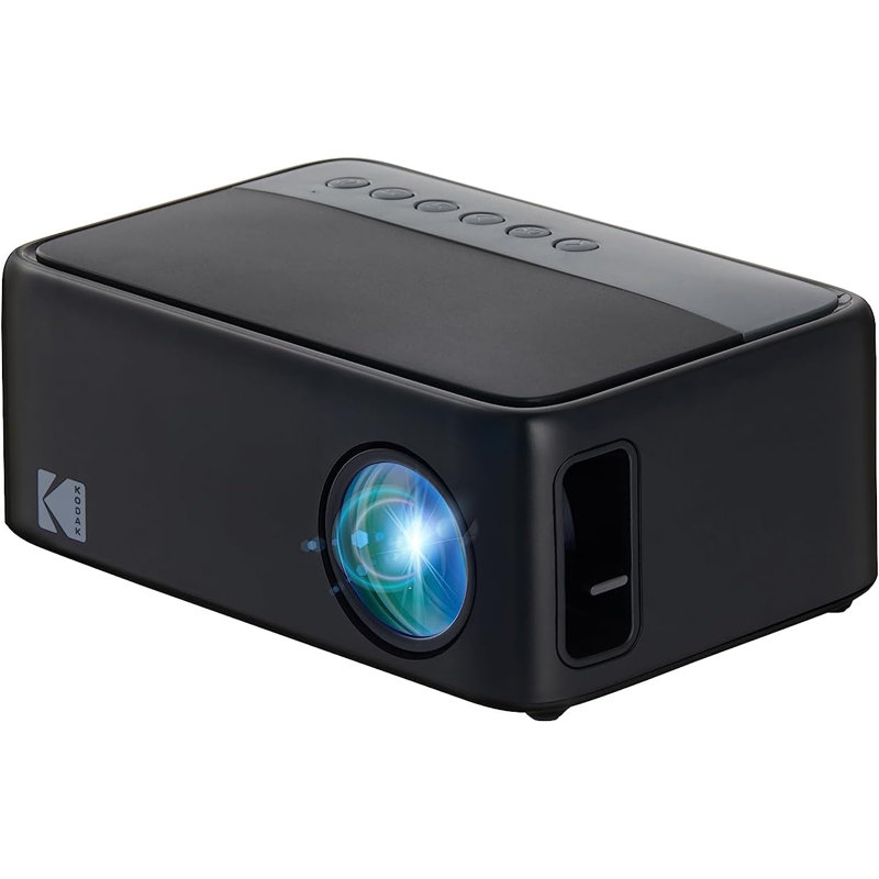 Kodak Pico Projector 40 Lumens Portable Projector with Remote Included, Black