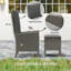 Wicker 2 - Person Garden Lounge Set with Cushions-1670475583