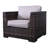 Carmel Rattan Wicker Fully Assembled 6 - Person Seating Group with Cushions