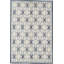 Hand-Knotted High-Quality Beige and Navy Area Rug