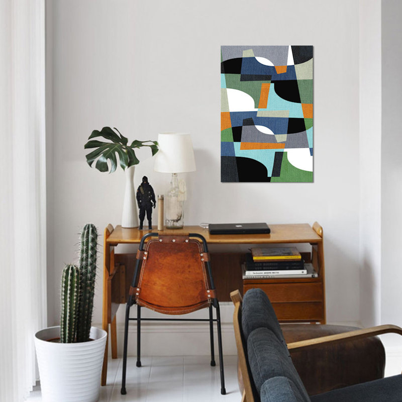 « fragments iii », reproduction d’impression sur toile, H 12 po x l 8 po x P 0,75 po, Toile tendue, Pas de tapis