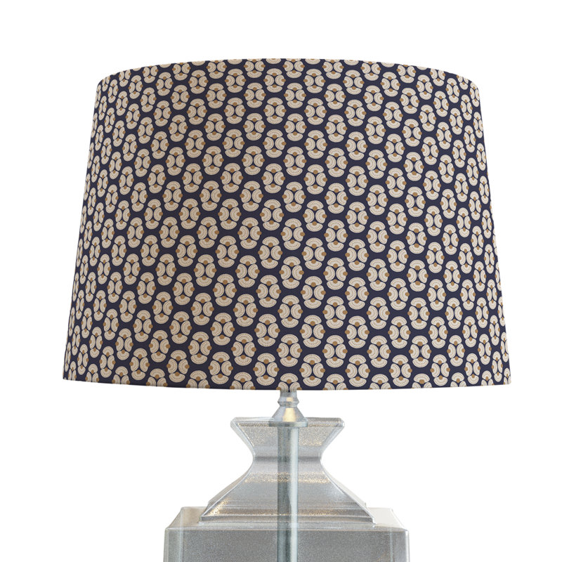 Armada Drum Lampshade, Navy;White