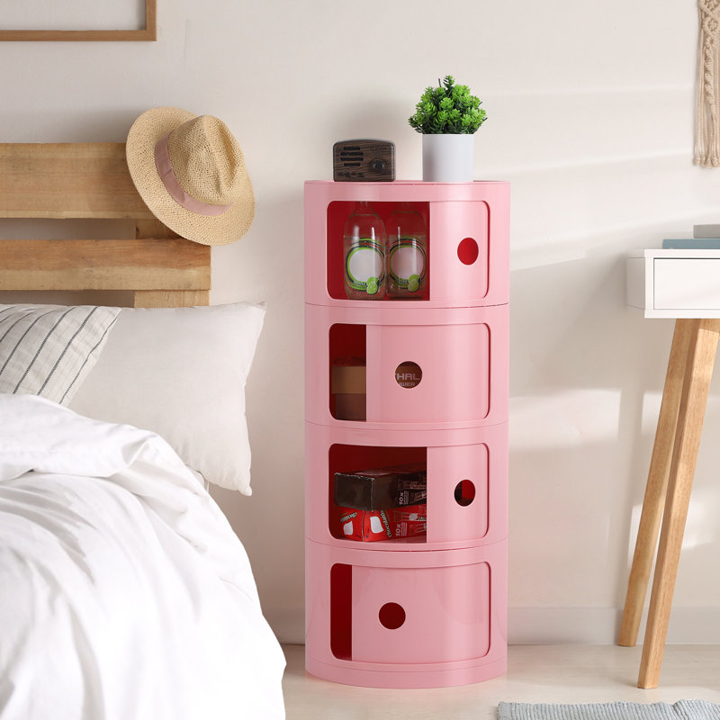 Pietsch 12.5'' W Nightstand, Pink