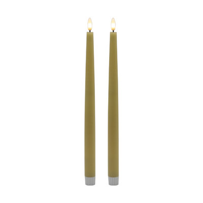 Grande chandelle sans flamme 2 pièces