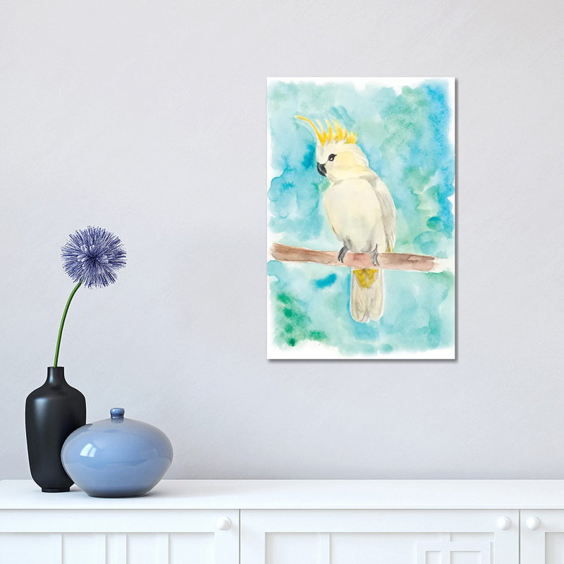 Sweet Tropical Bird II 1 Piece Wrapped Canvas Wall Art, 45.72cm H x 30.48cm W