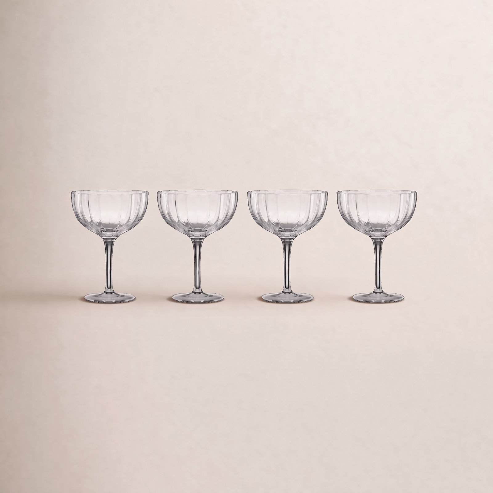 Ribbed Coupe Glass