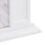 Hilmar White Electric Fireplace with 4700 BTU-2049024789