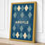 Argyle Pattern Geometric - Wrapped Canvas-1204328490-1204328491